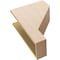 Ekena Millwork 8"W x 16"D x 24"H Classic Clemmons Rough Cedar Woodgrain TimberThane Corbel, Primed Tan CORUR08X16X24CLERCPR - alternate 4